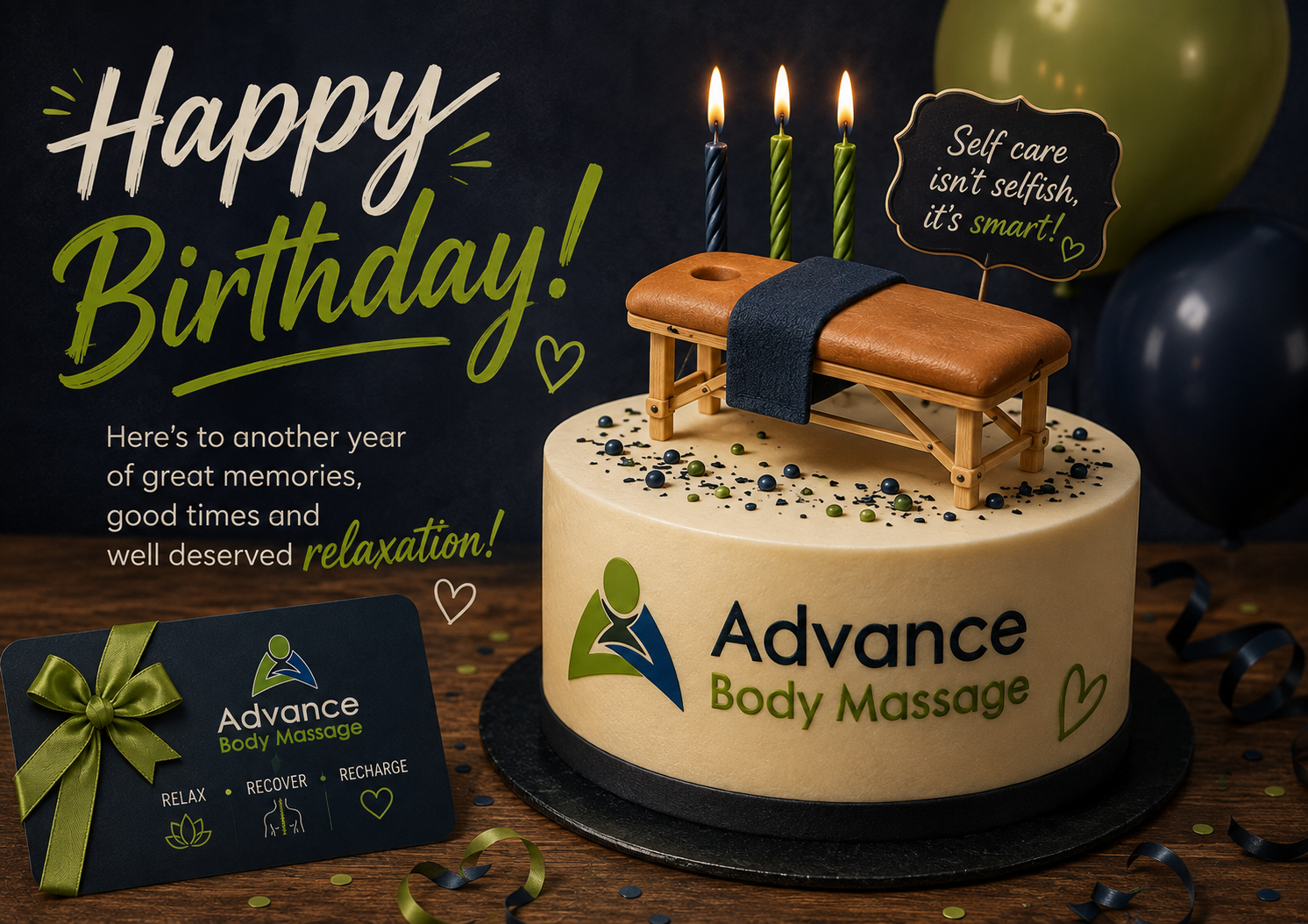 Birthday gift card